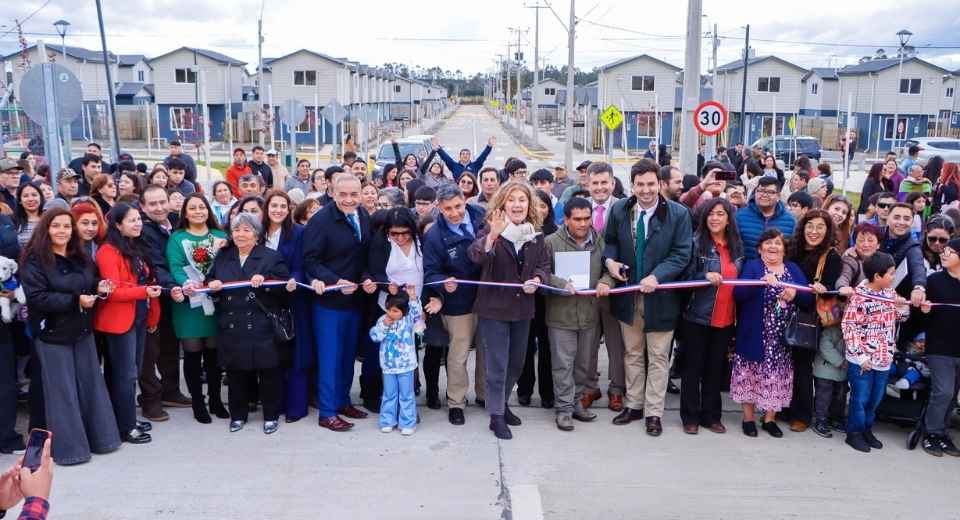 Junto al Minvu 237 familias inauguran la nueva Villa Esperanza de Puerto Octay