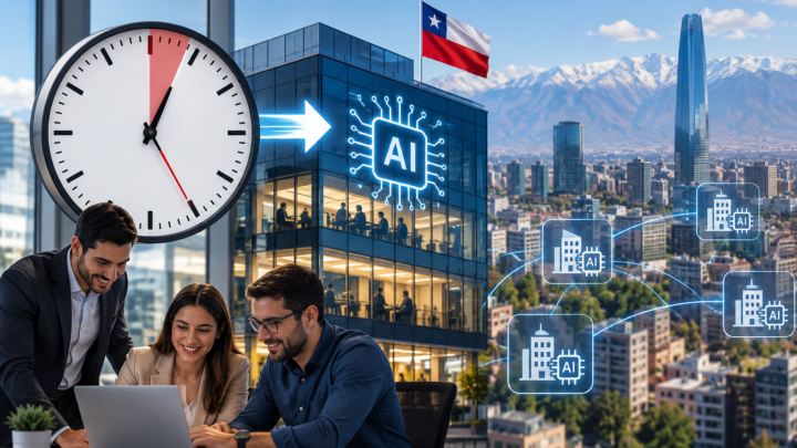 Cada tres minutos una empresa chilena adopta IA, revela estudio de Amazon Web Services