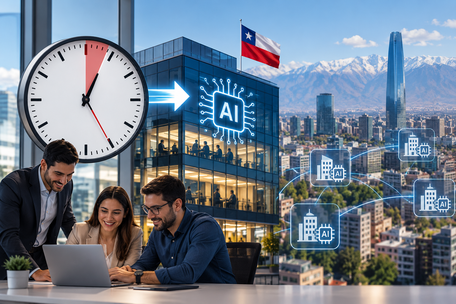 Cada tres minutos una empresa chilena adopta IA, revela estudio de Amazon Web Services