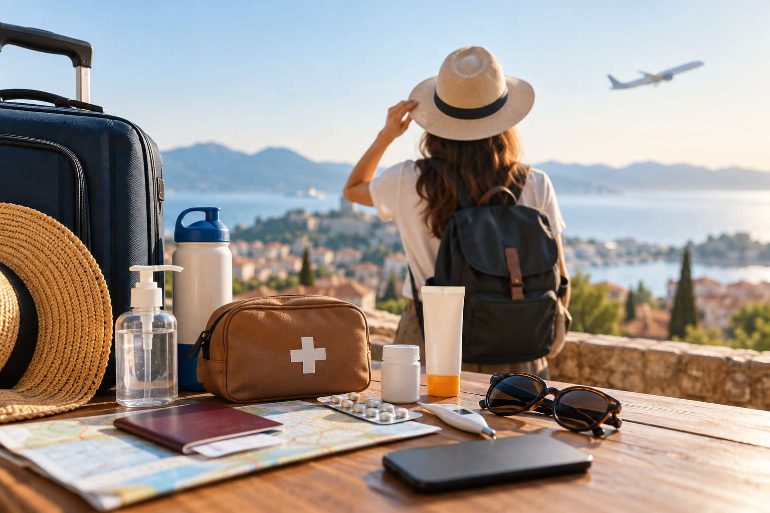 Cómo cuidar tu salud durante un viaje, guía práctica antes, durante y al regresar