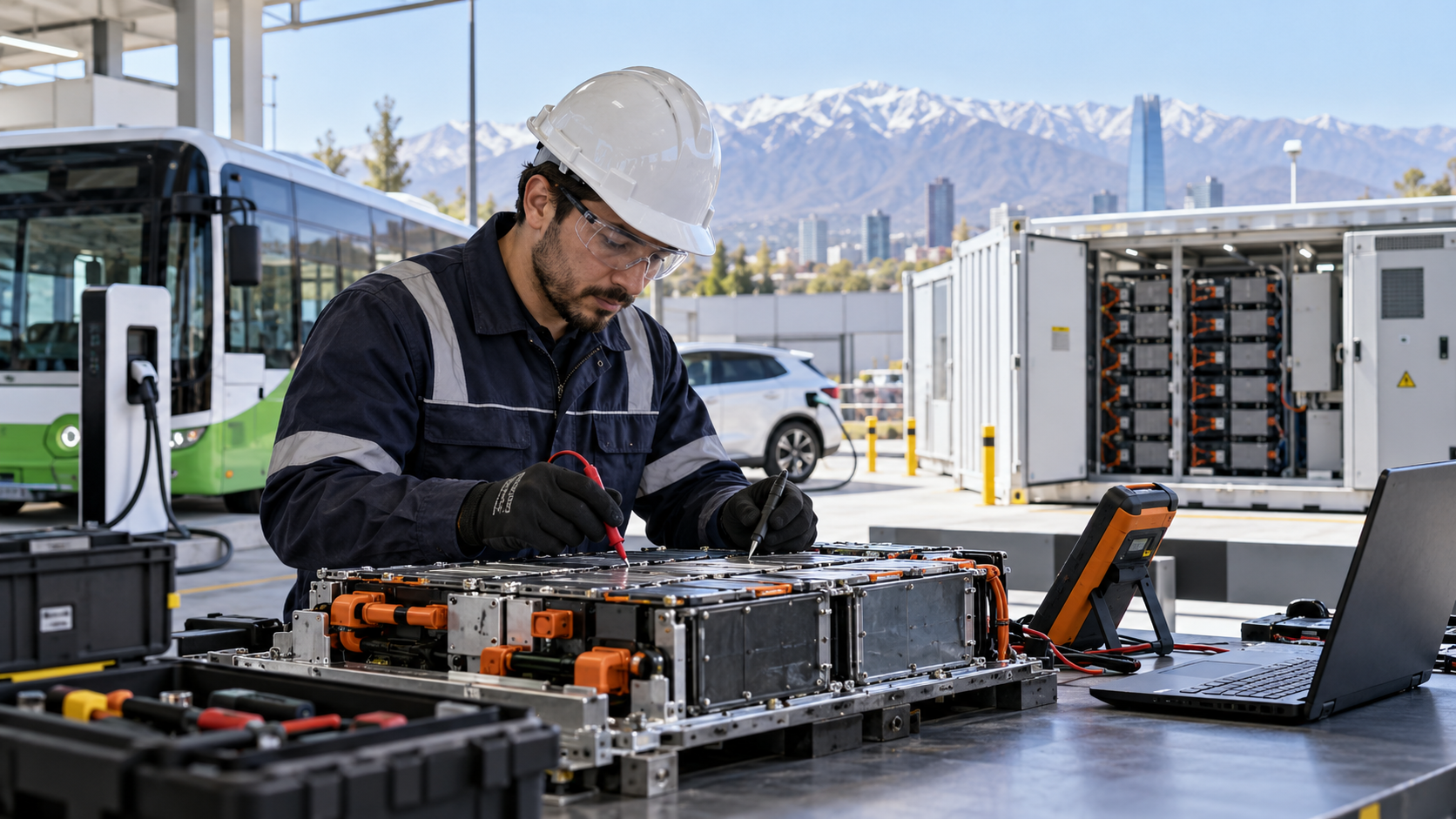 Protocolos para la segunda vida de baterías de vehículos eléctricos, un desafío clave para Chile