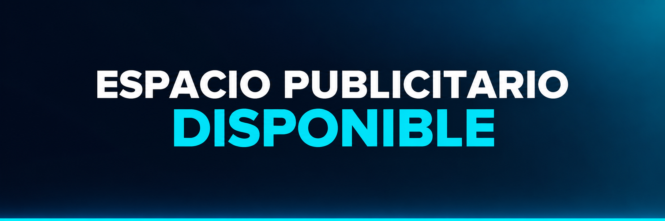 Espacio publicitario disponible